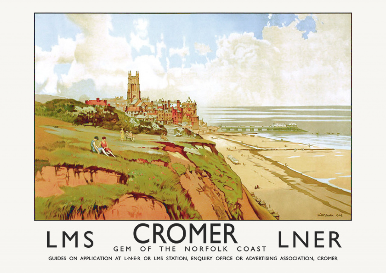 Cromer Rail Poster by Walter Dexter RBA